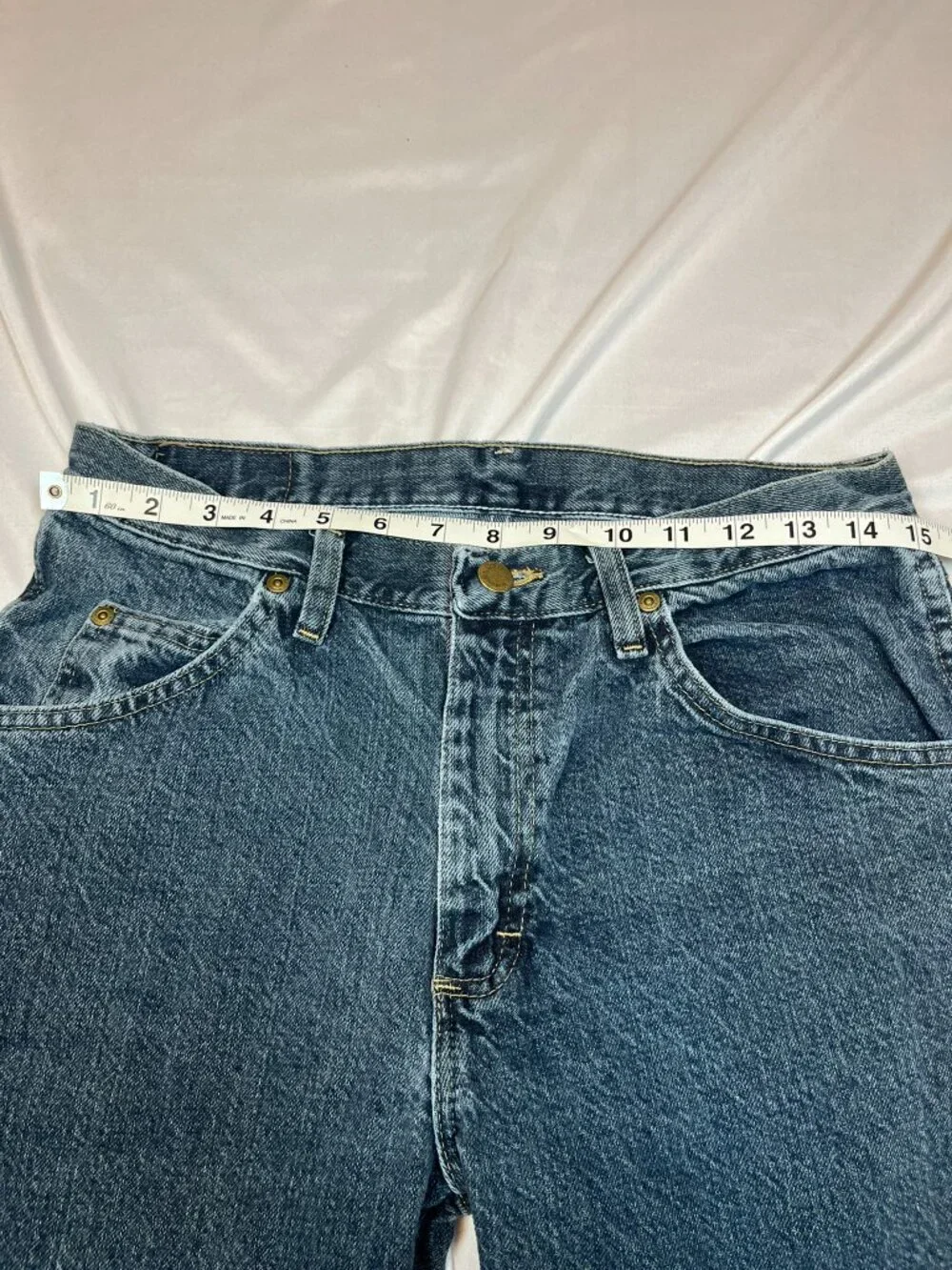 Wrangler 965T1QS Regular Fit Jeans Men's 31x30 Medium Wash Blue Denim Cotton